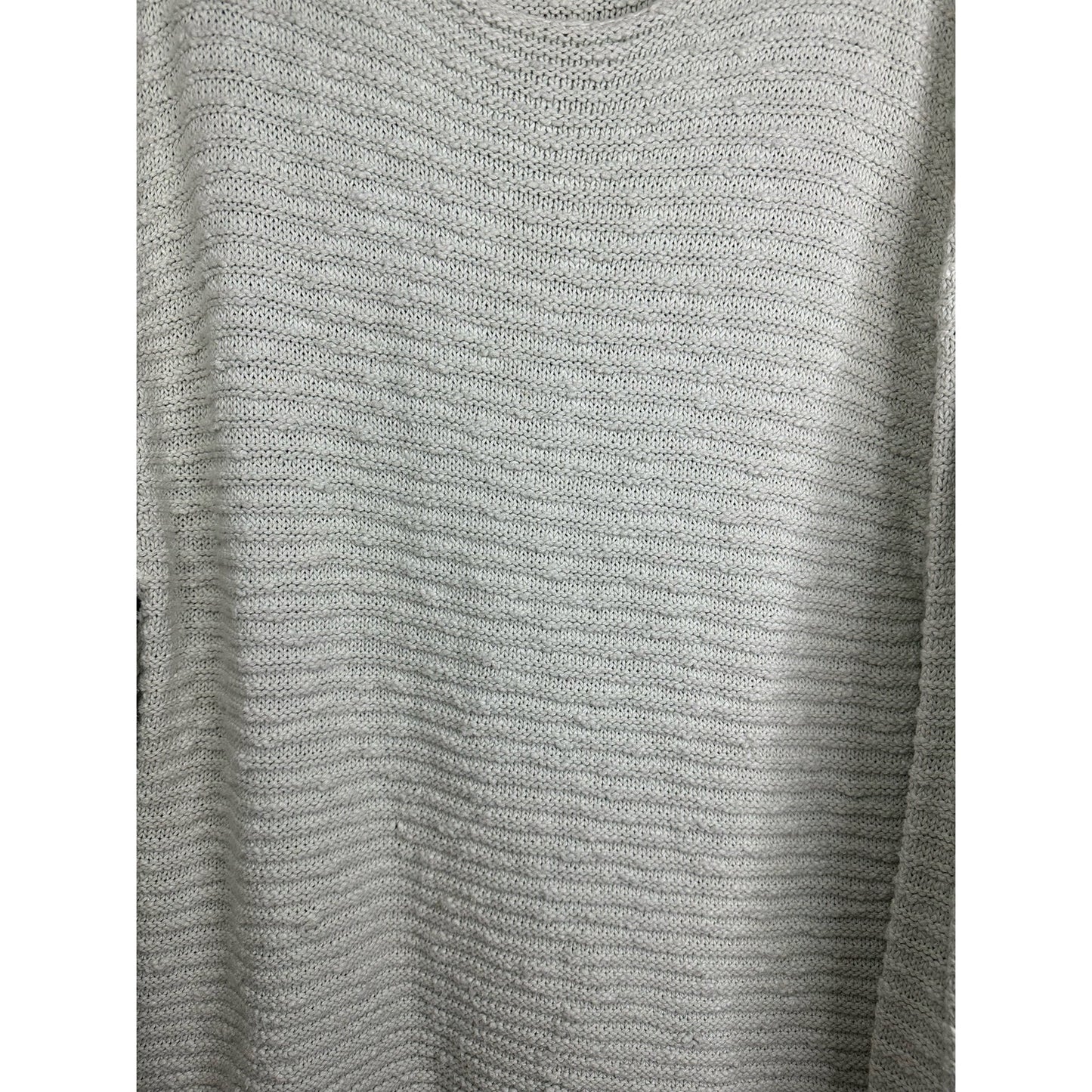 Free People Menace Cream White Long Sleeve Knitted Tunic Sweater Size Medium