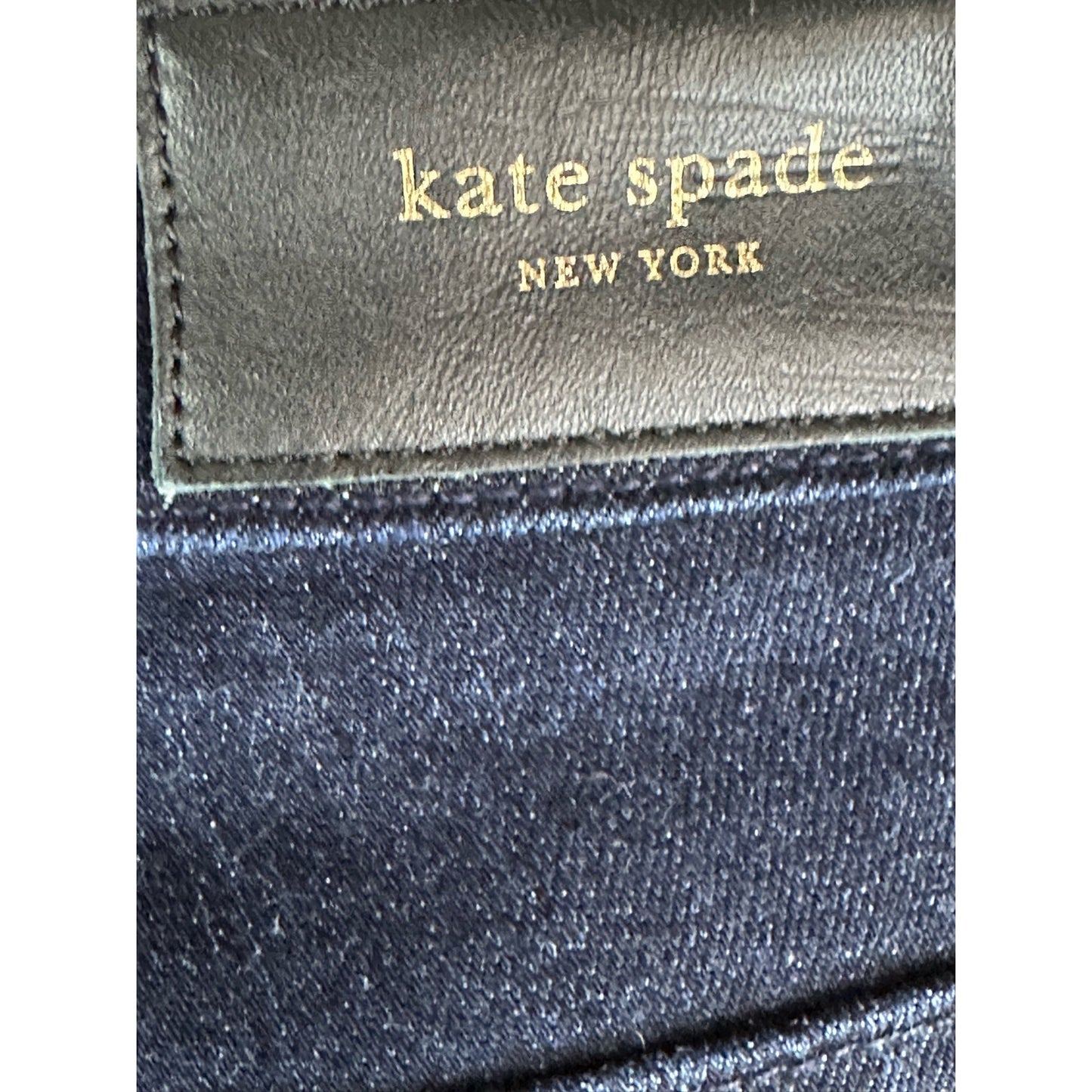 Kate Spade Broome Street Dark Wash Skinny Blue Jeans Size 27