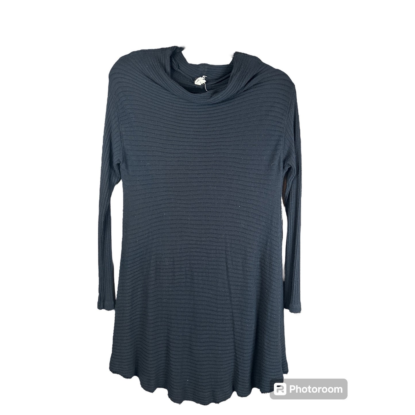 We The Free Long Sleeve 'Lovers Rib Thermal' Tunic Open Back Cowl Neck Size S