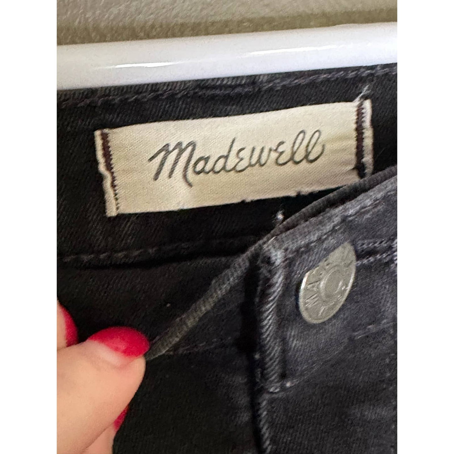 Madewell Roadtripper Jeggings Black Skinny Jeans Size 24