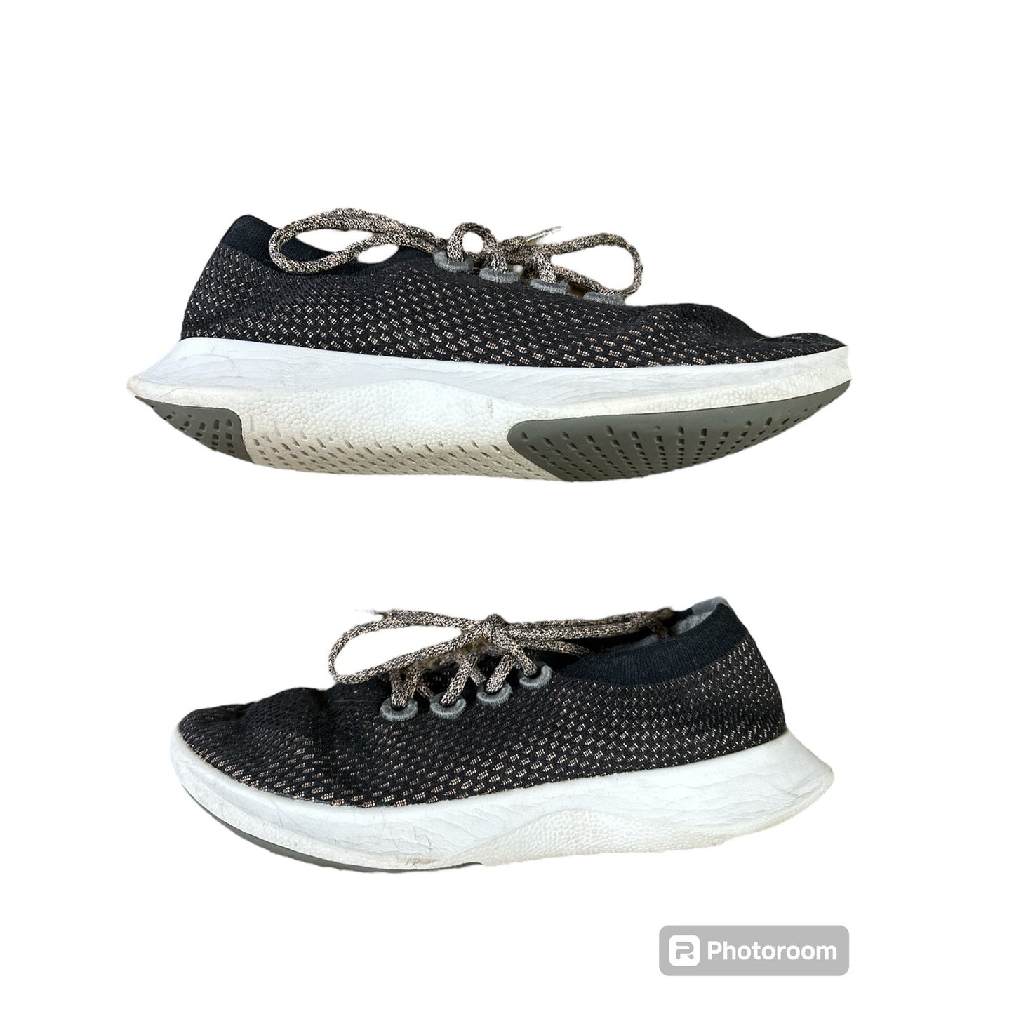 Men’s Allbirds Tree Dasher Black Grey White Running Athletic Shoes Size 11.5
