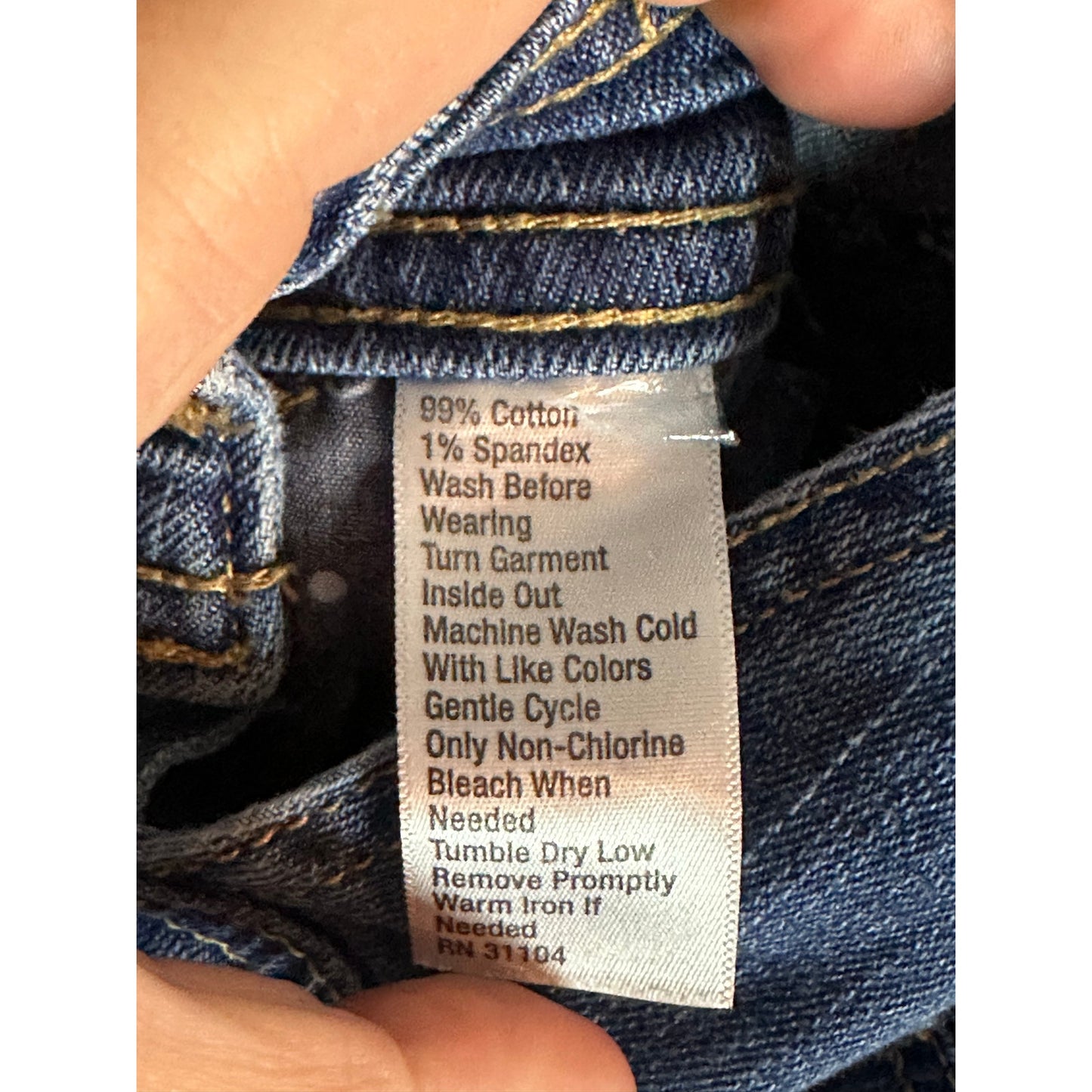 True Craft Blue Jean Denim Distressed Long Pants Adjustable Overall Bibs Size 3