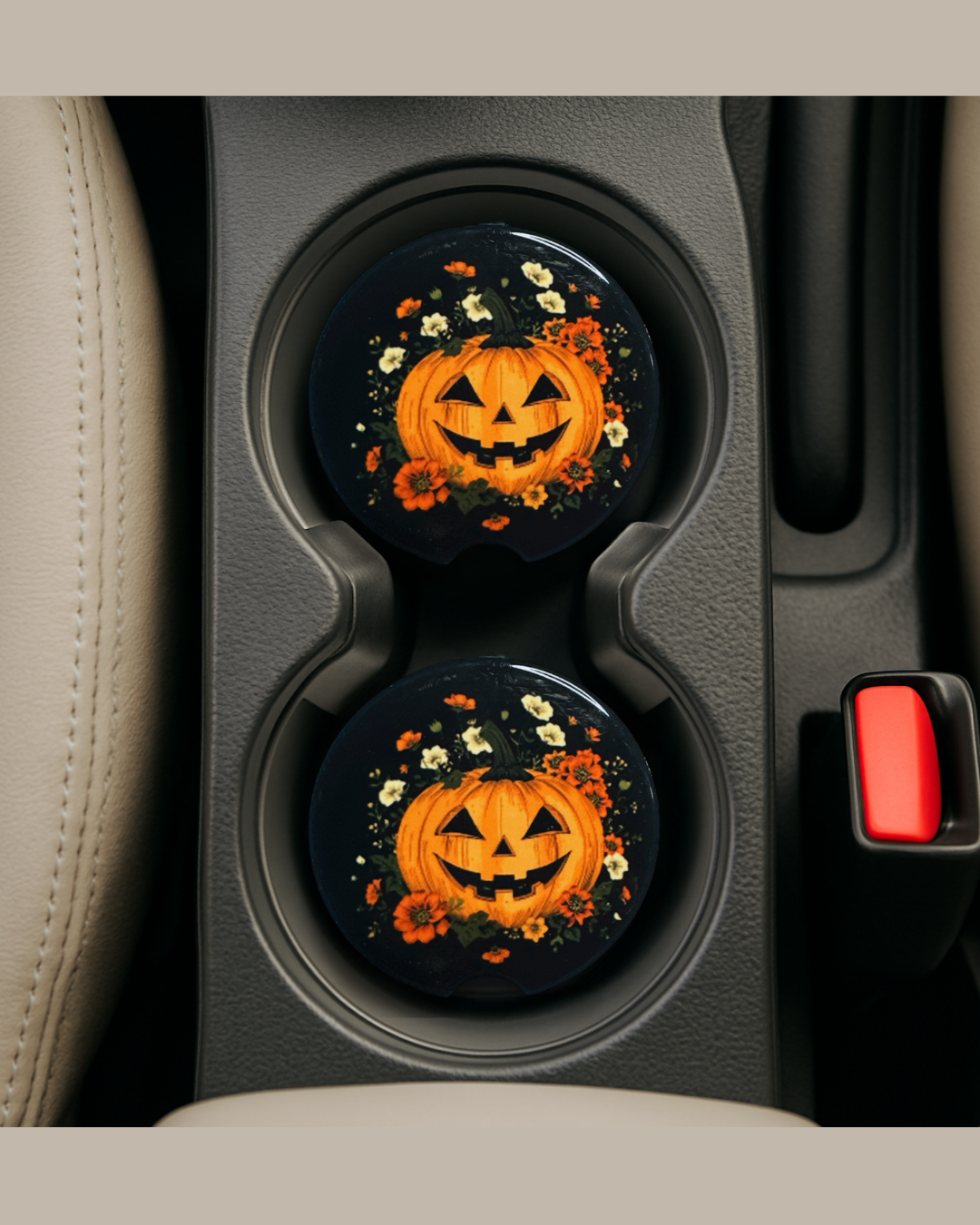 🌟Handmade Sublimated Ceramic Car Coasters – Multiple Designs