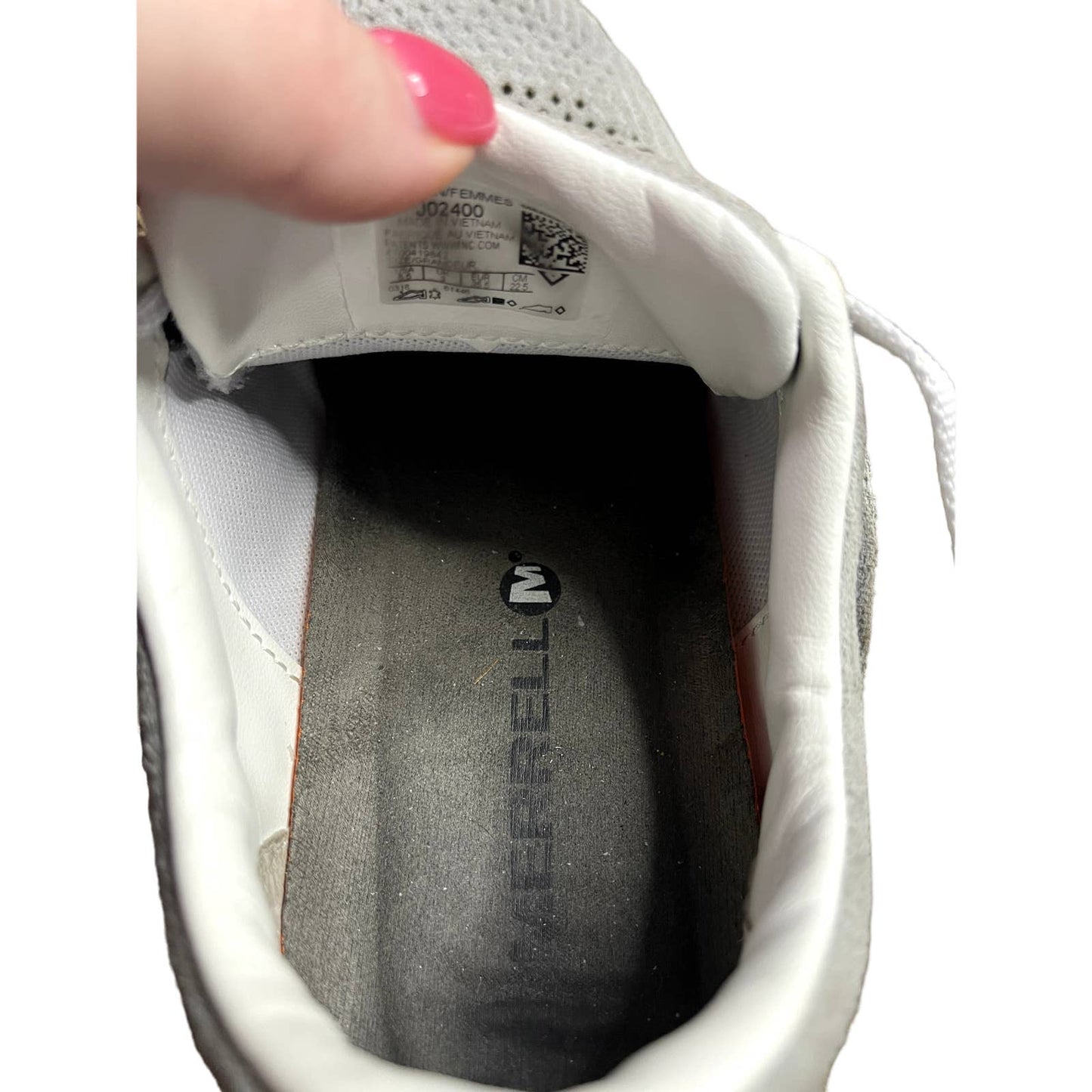 Merrell Civet Sport Breeze Grey Suede Athletic Sneaker Women's Size 5.5