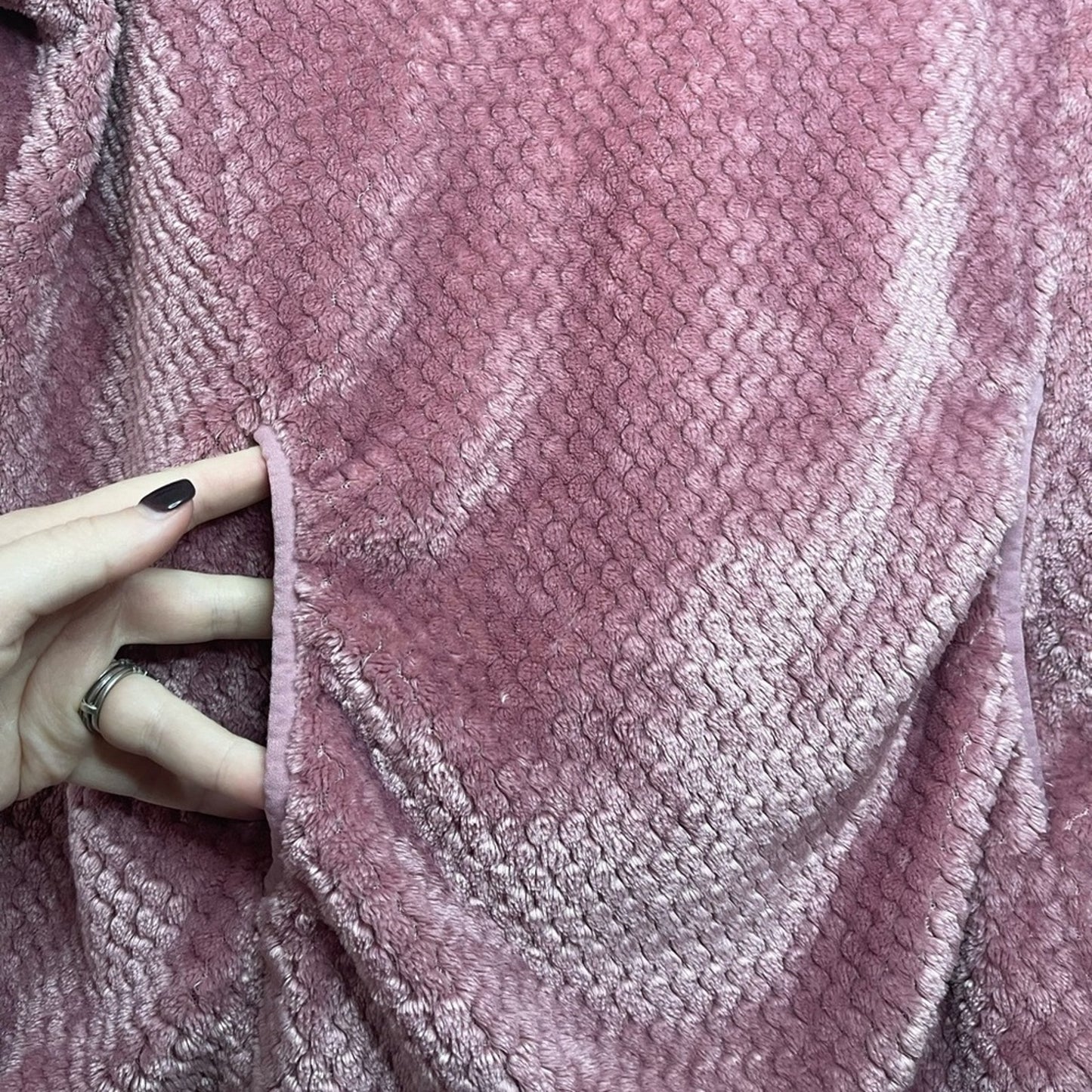 Eddie Bauer Long Sleeve Quarter Button Up Sweatshirt Pullover Pink Fleece| XL