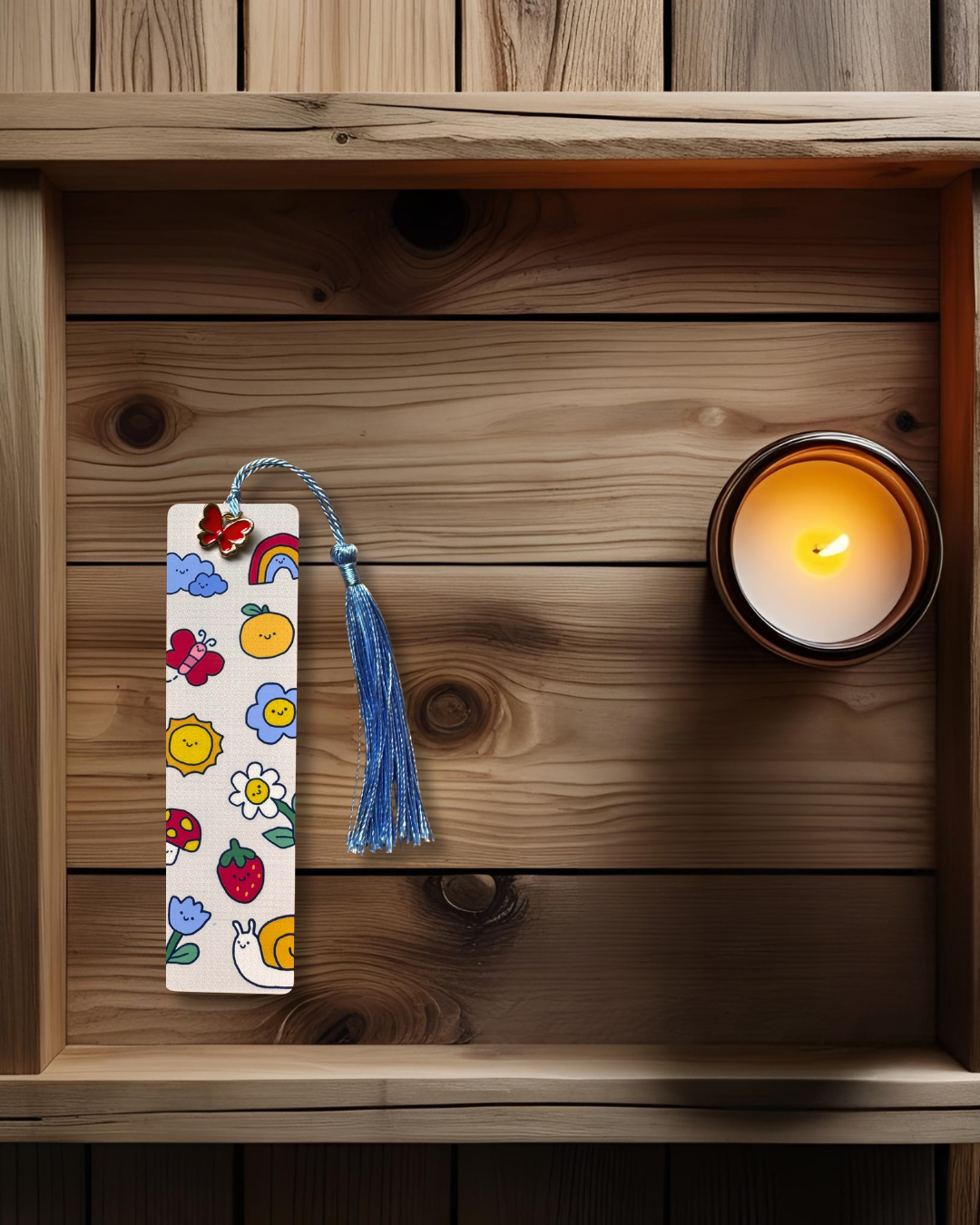 Handmade Metal Bookmark– Sublimated Designs with Optional Charms | Handmade Gifts for Book Lovers & Readers