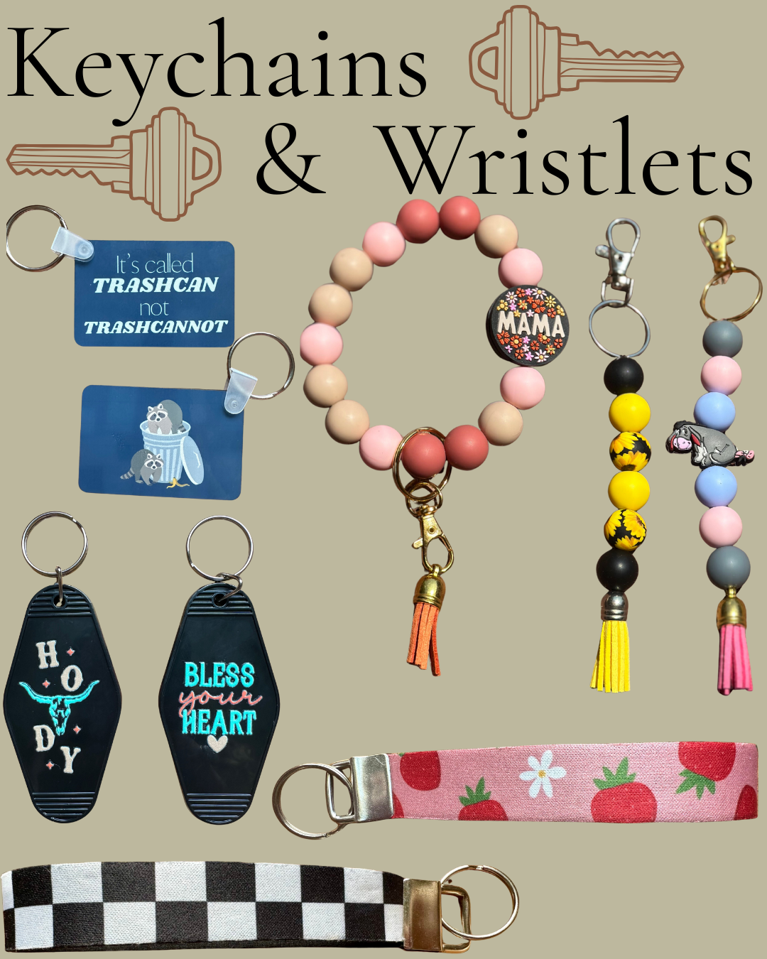 Keychains & Wristlets- Cover Photo