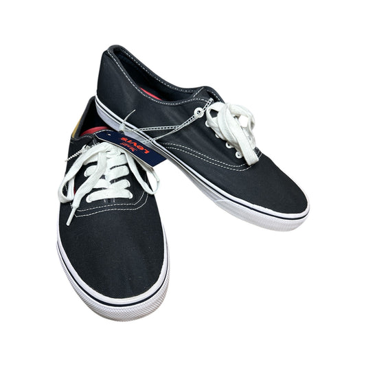 NWT Men’s Levi’s Blue White Canvas Lace up Leather Detail Casual Sneaker Size 13
