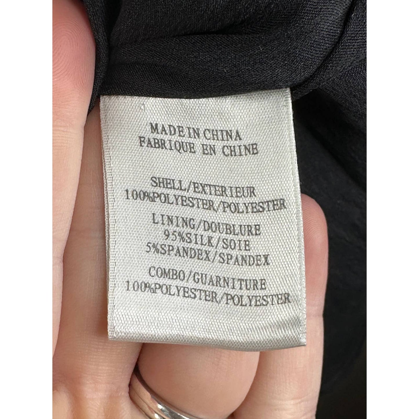 Helmut Lang Black Light Grey Half Sleeves Fitted Criss-Cross Dress Size 2