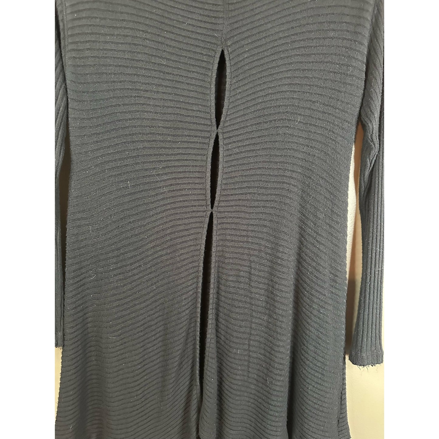 We The Free Long Sleeve 'Lovers Rib Thermal' Tunic Open Back Cowl Neck Size S