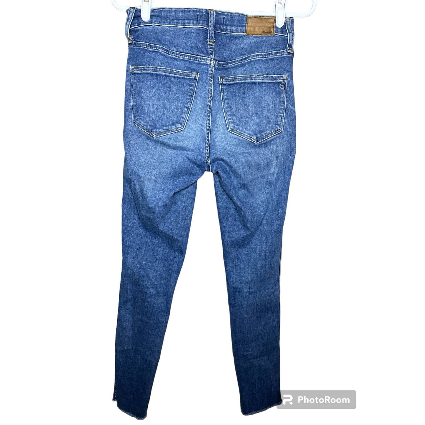 Madewell 10 Inch High-Rise Skinny Jeans Buttonfly Slight Distress Size 26