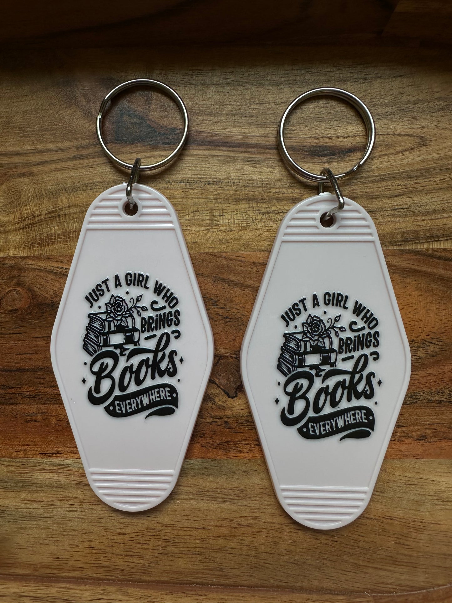Motel Keychains- 'Key to My Shelf' Book Related Keychains