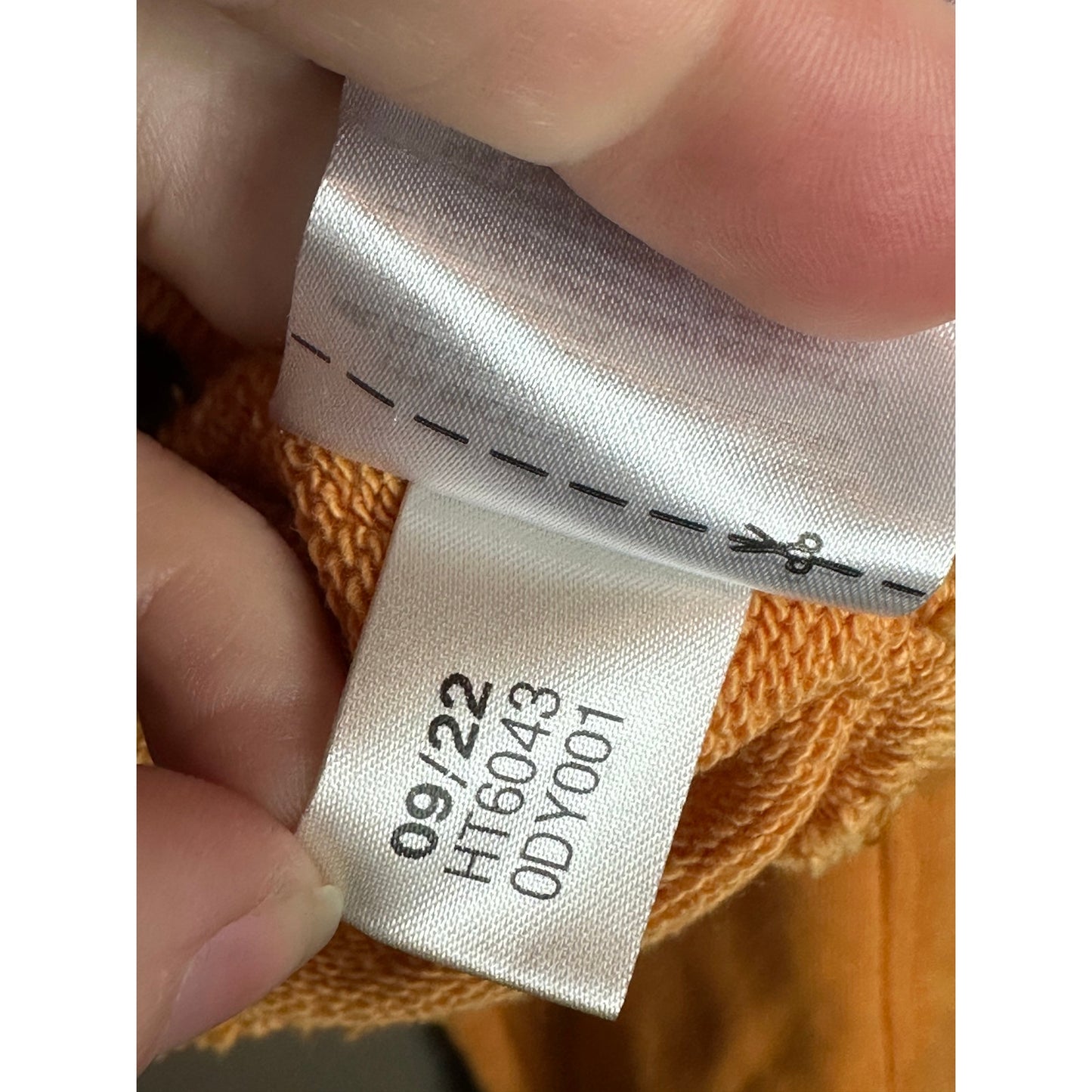 Women’s Reebok Orange Long Sleeve Quarter Zip Sweatshirt Pullover Size Medium