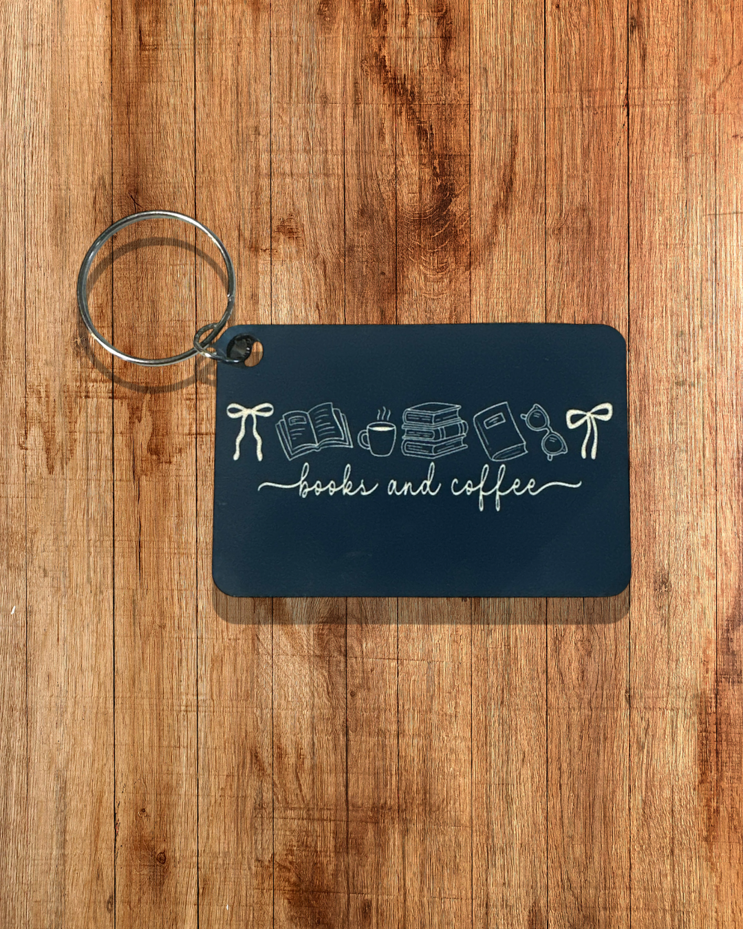 Double-Sided Hardboard Keychain | Sublimated Rectangular Keychain | Handmade Bag Charm