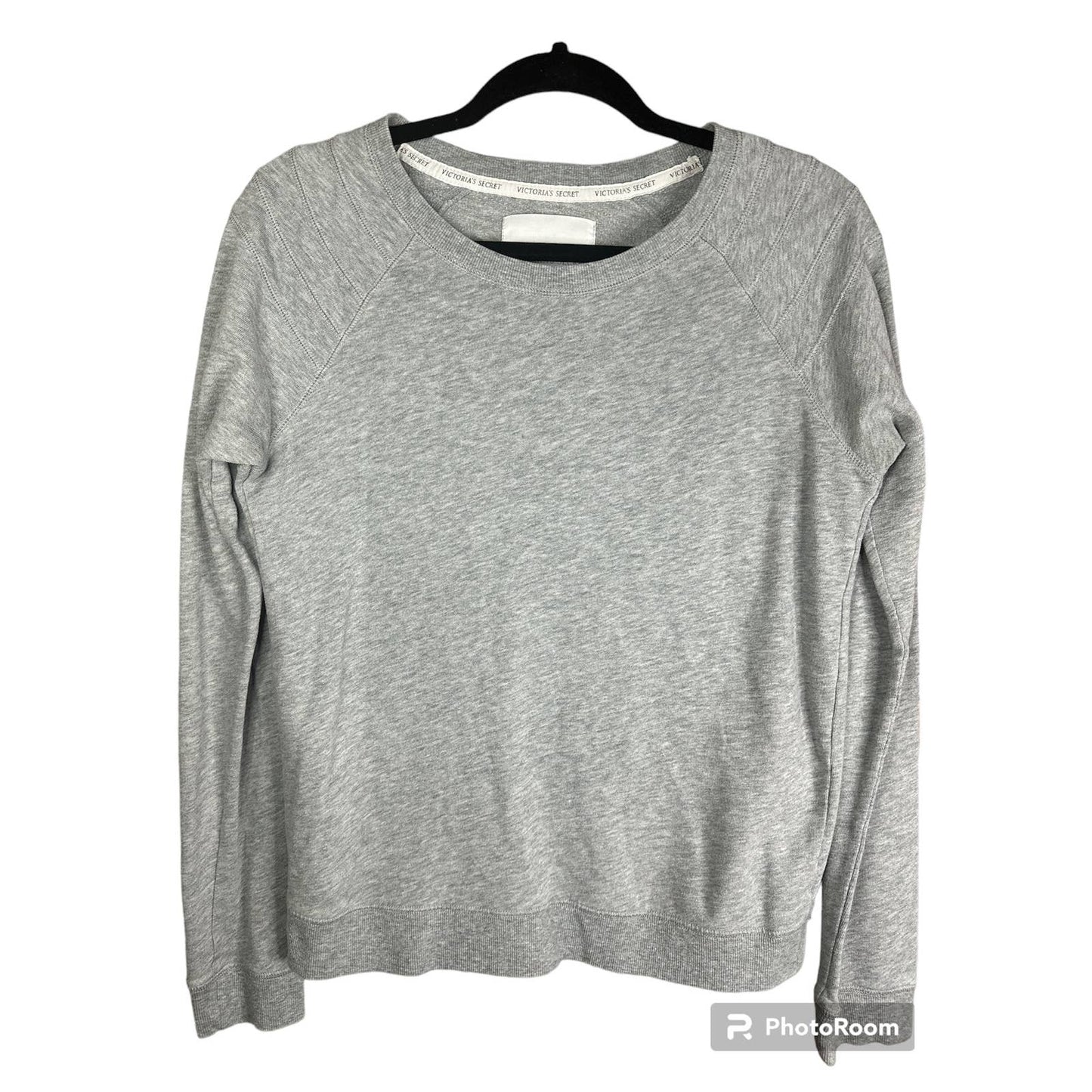 Victoria’s Secret Grey Long Sleeve Scoop Neck Sweatshirt Size Small