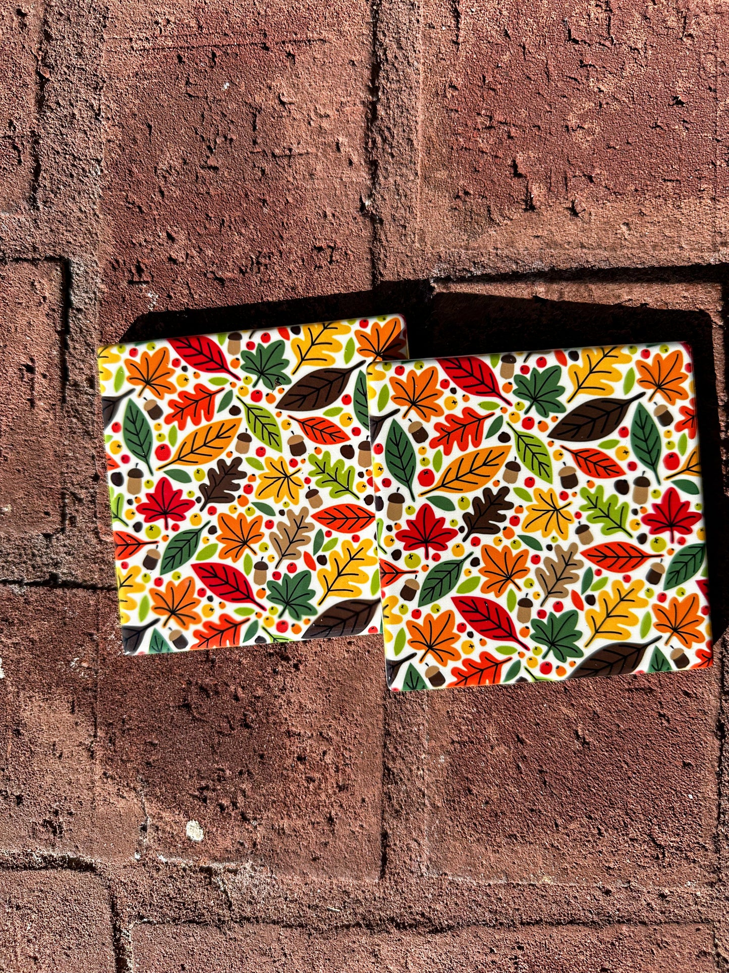 Handmade Decorative House Coasters | UV DTF & Sublimated Designs | One-of-a-Kind Home Decor