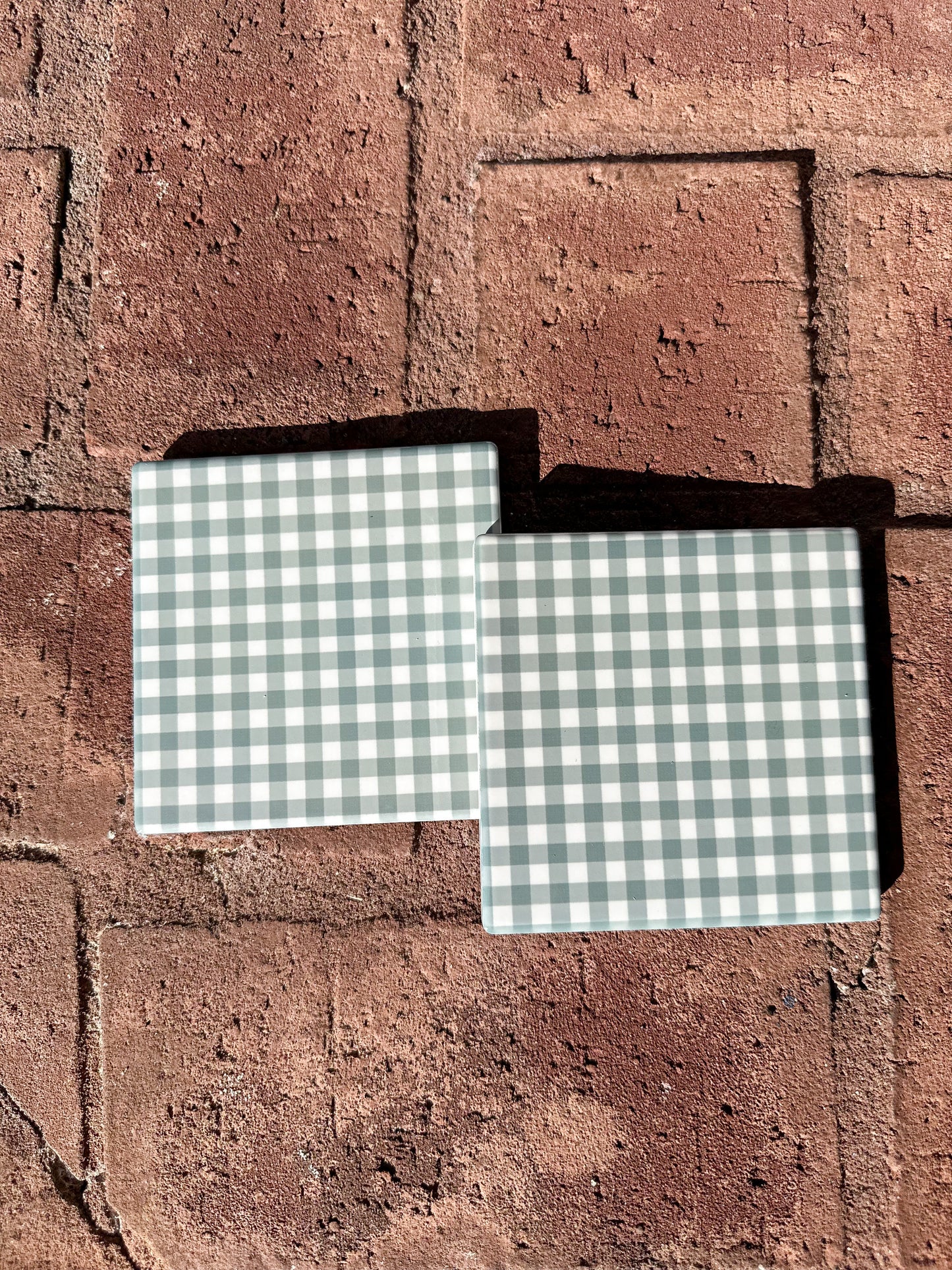 Handmade Decorative House Coasters | UV DTF & Sublimated Designs | One-of-a-Kind Home Decor