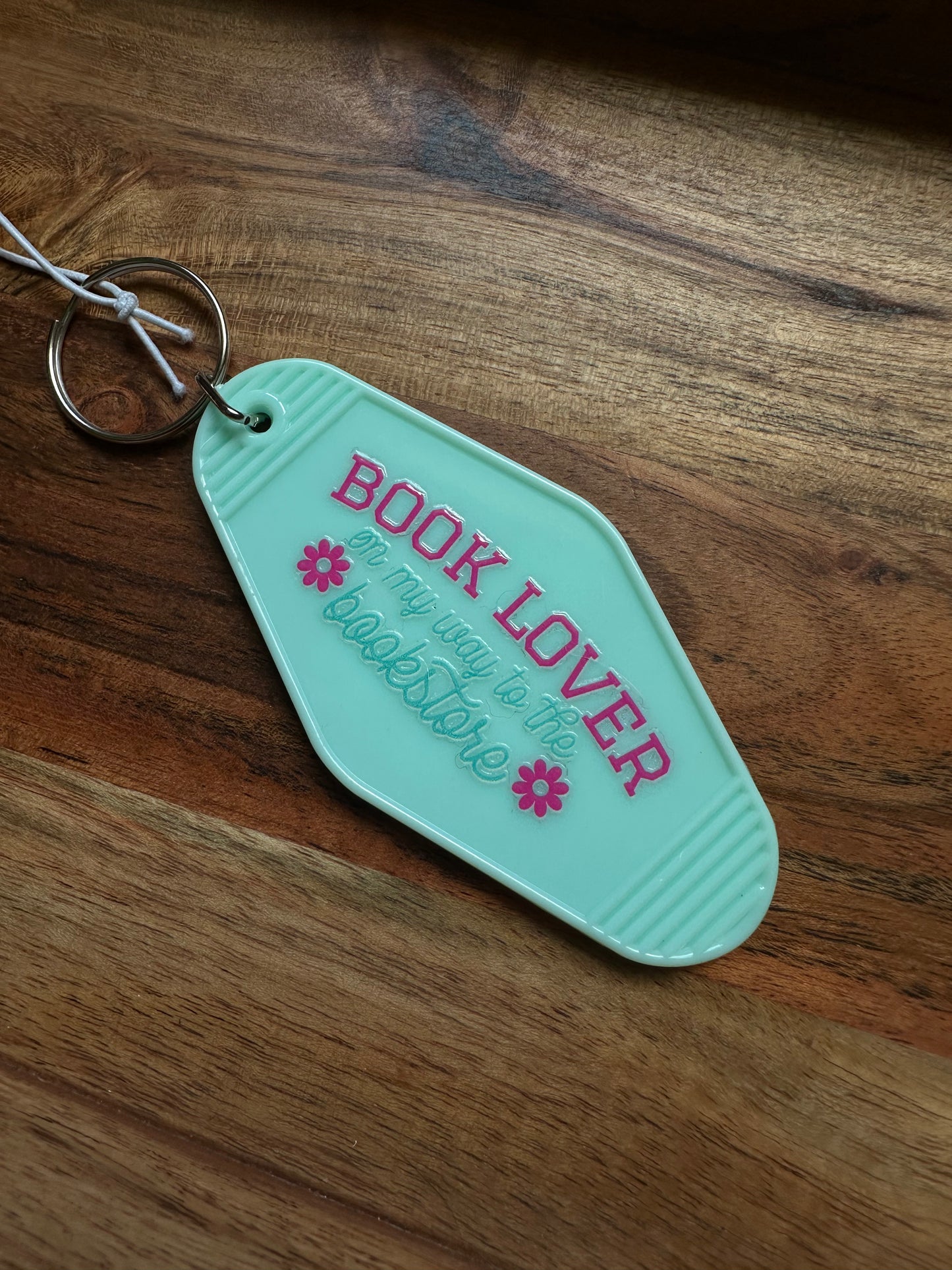 Motel Keychains- 'Key to My Shelf' Book Related Keychains