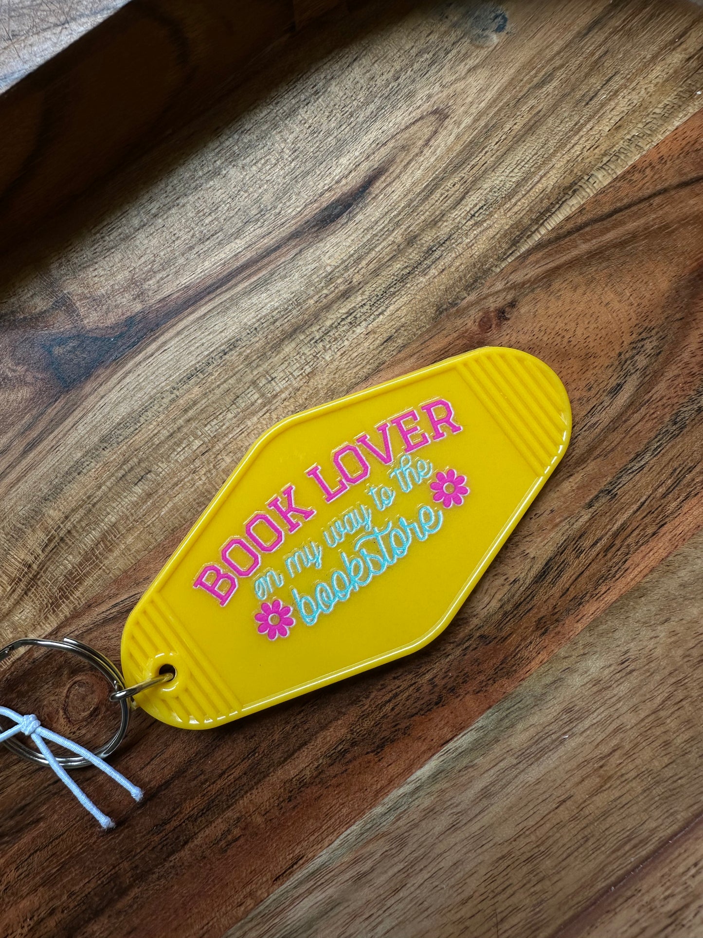 Motel Keychains- 'Key to My Shelf' Book Related Keychains