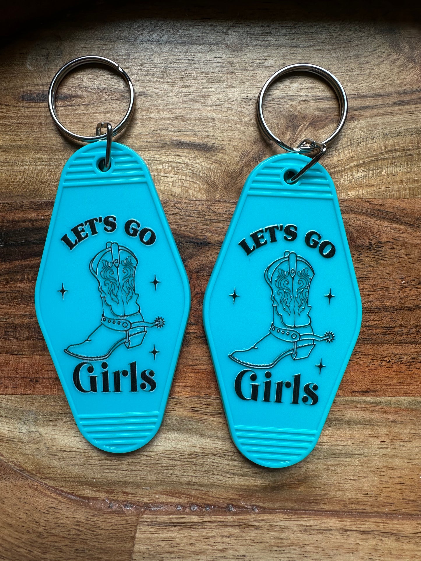 Motel Keychains -'Desert Motel Collection' Southwestern Cowboy Keychain