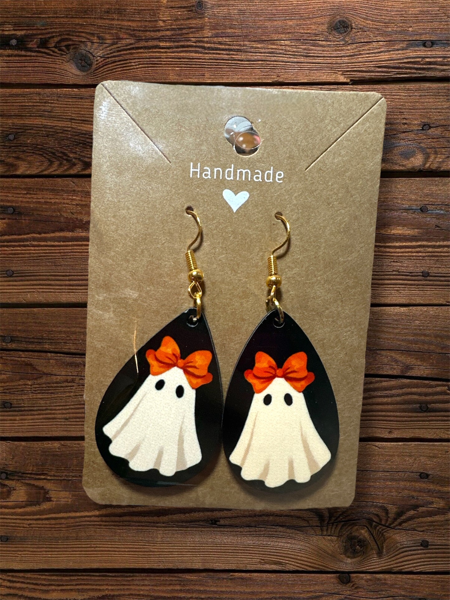 Handmade Sublimated MDF Teardrop Shaped Earrings –  Lightweight, Unique Jewelry