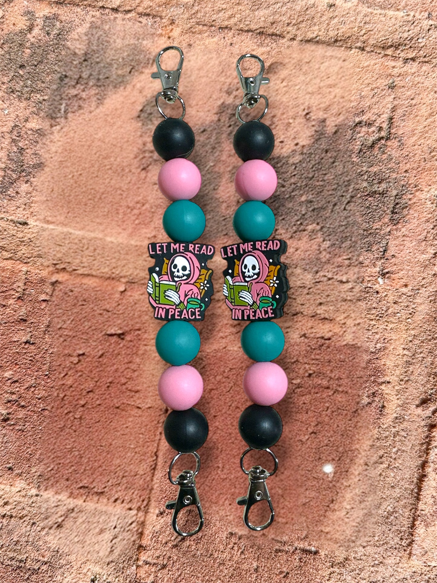 Silicone Beaded Kindle Strap | E-Reader Handle Grip | Book Lover Accessory | Beaded Tablet Strap | Secure Reading Holder for Kindle & Tablets