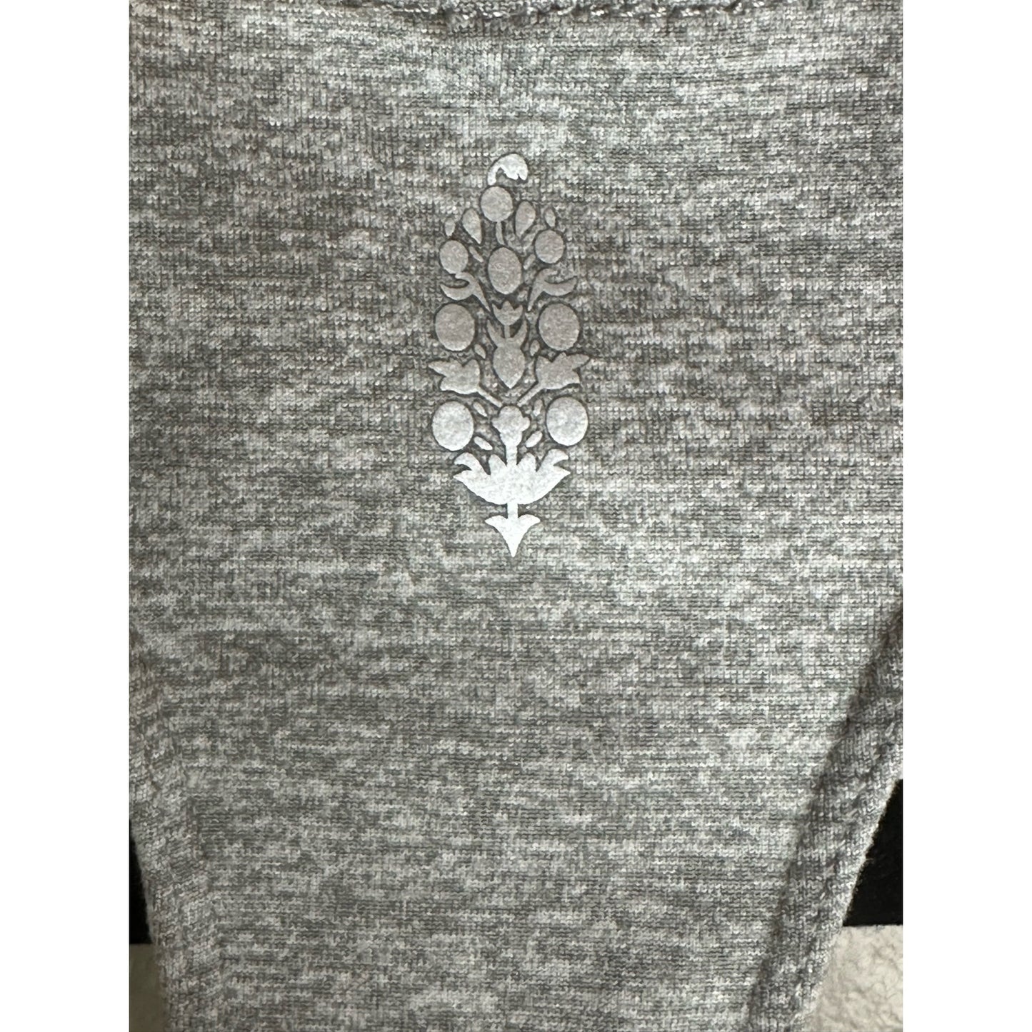 Free People Movement Grey Sports Bra Light Synergy Yoga Crop Top Size Small