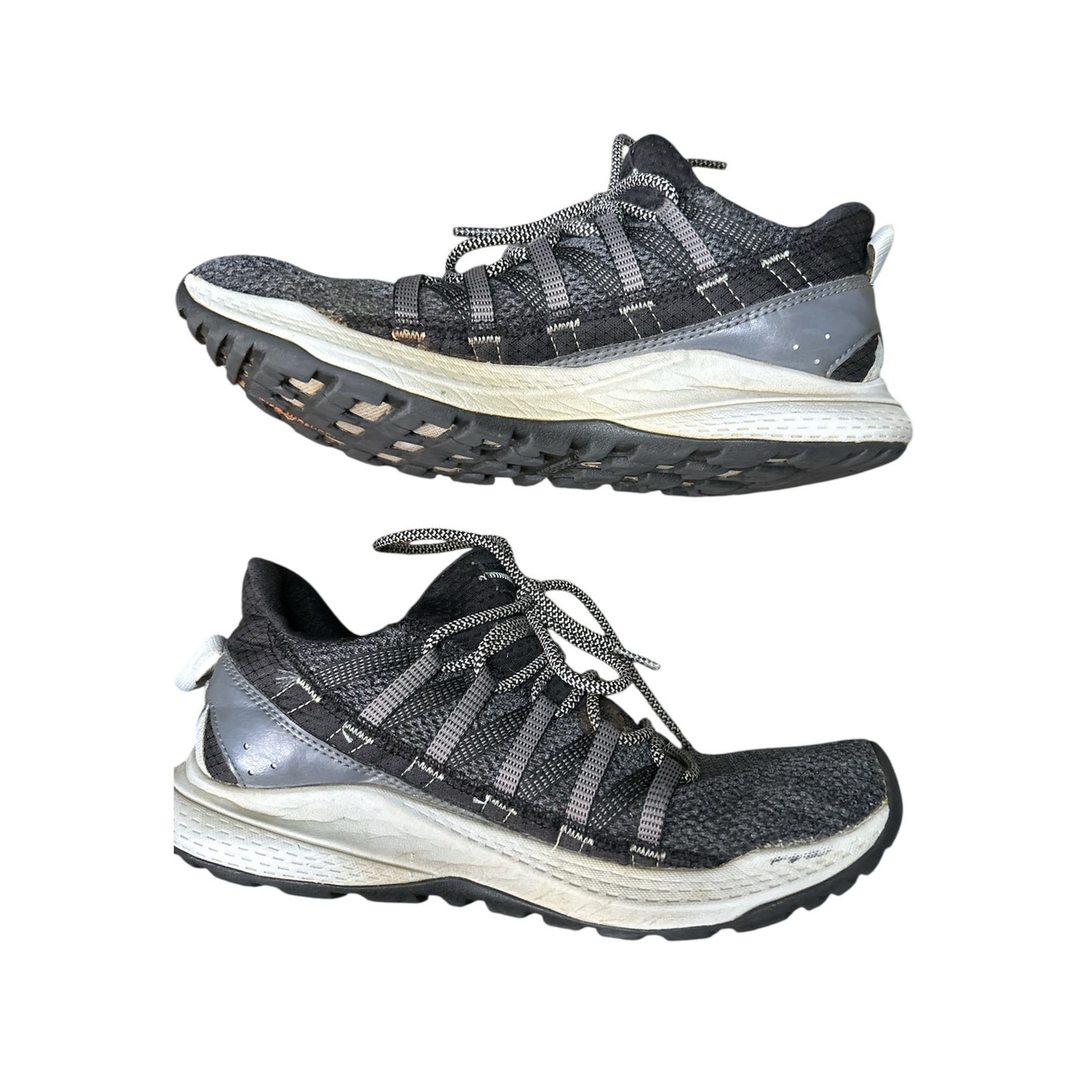 Women’s Merrell Bravada Edge Grey Black Trail Hiking Lace Up Sneakers Size 9