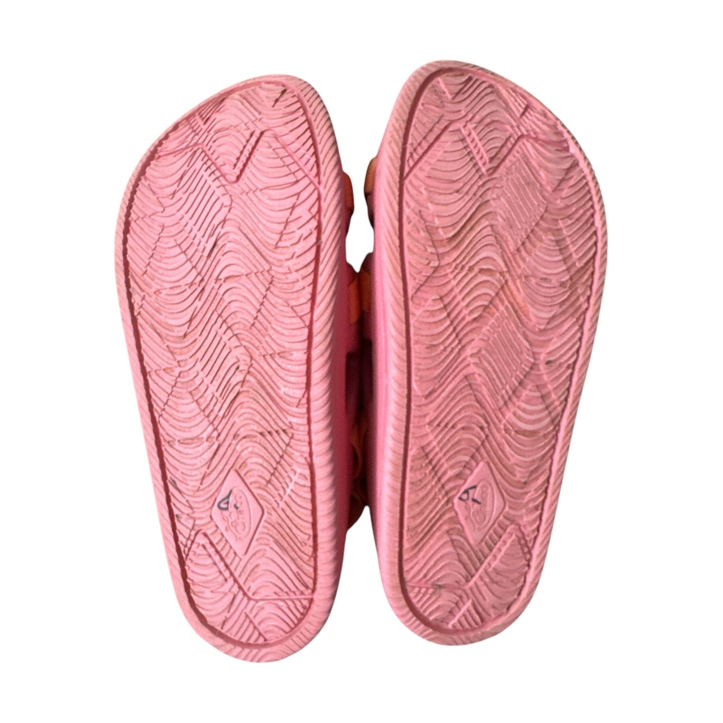 Big Kid’s Chaco Chillos Sport Slip On Sling Back Sandal Pink Orange Size 5