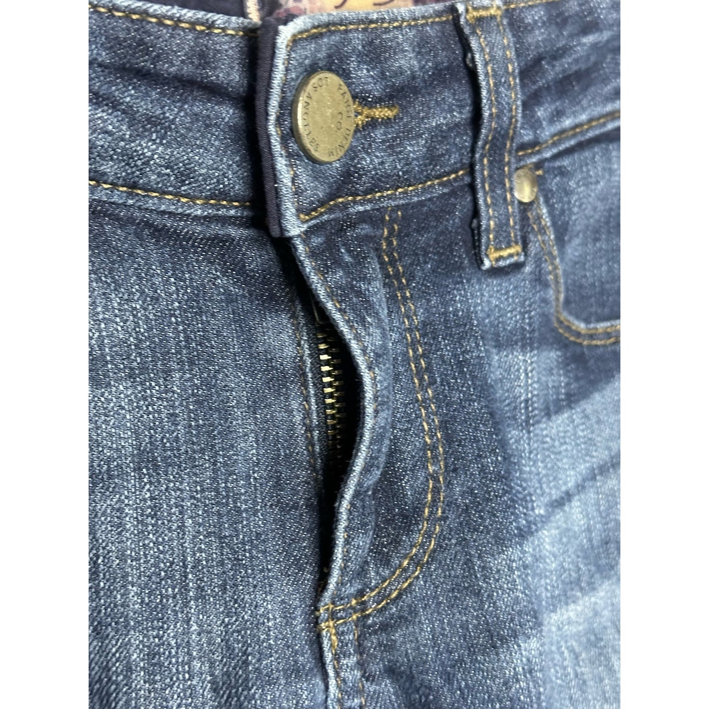 Paige Peg Skinny Medium Wash Blue Jeans Denim Size 25
