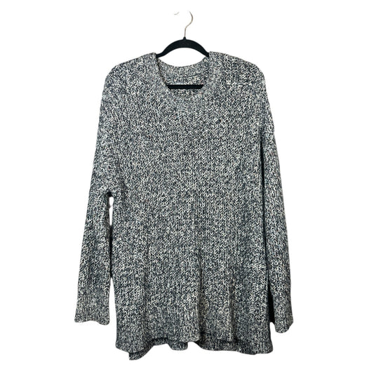 Aerie Chunky Thick Cable Knit Long Sleeve Pull Over Oversized Sweater Size M