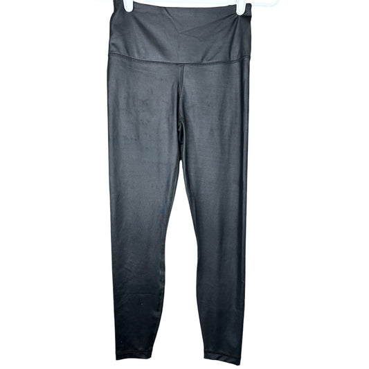 90 Degree By Reflex High Waisted Black Full Length/ 7/8 Leggings Size XS