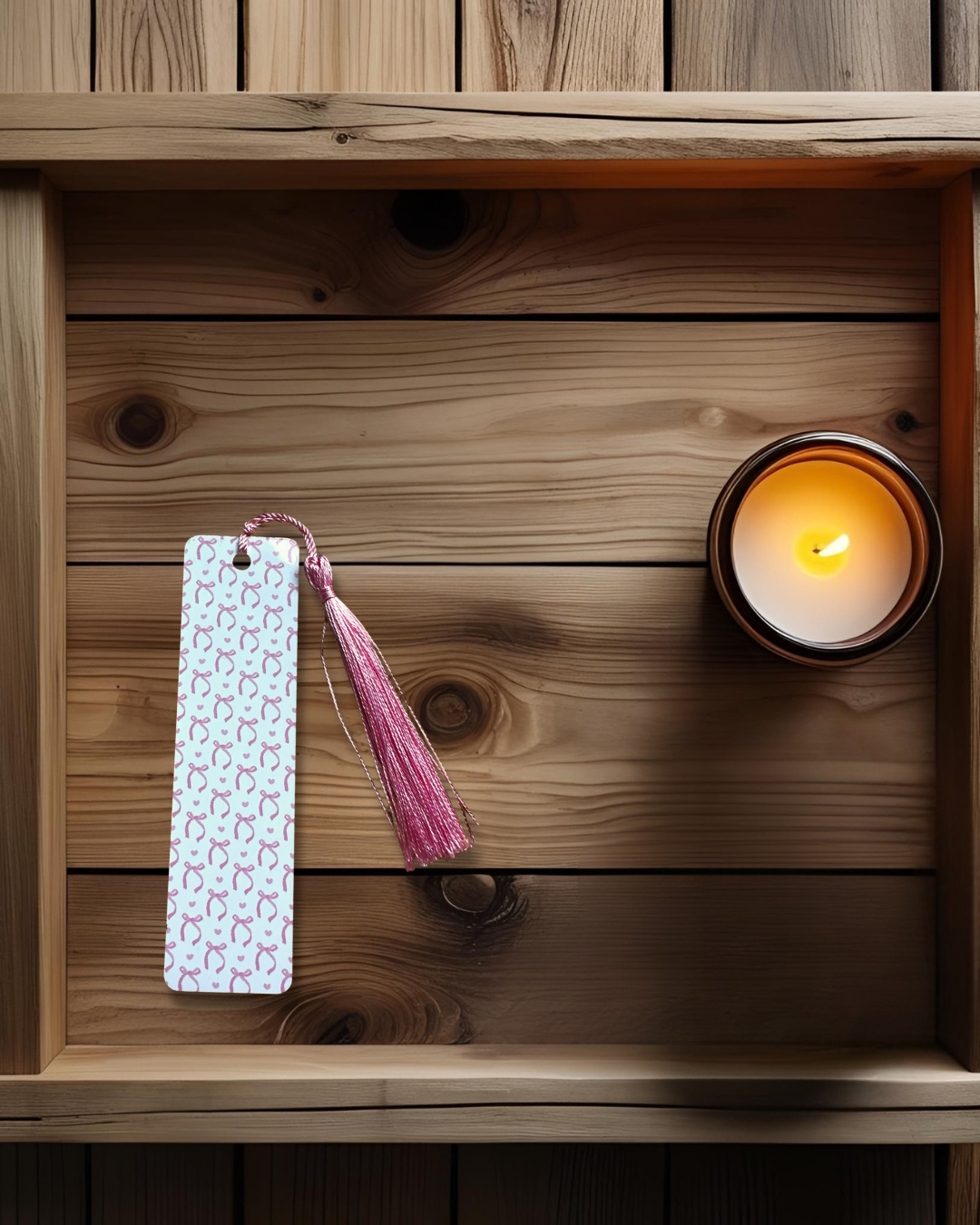 Handmade Metal Bookmark– Sublimated Designs with Optional Charms | Handmade Gifts for Book Lovers & Readers