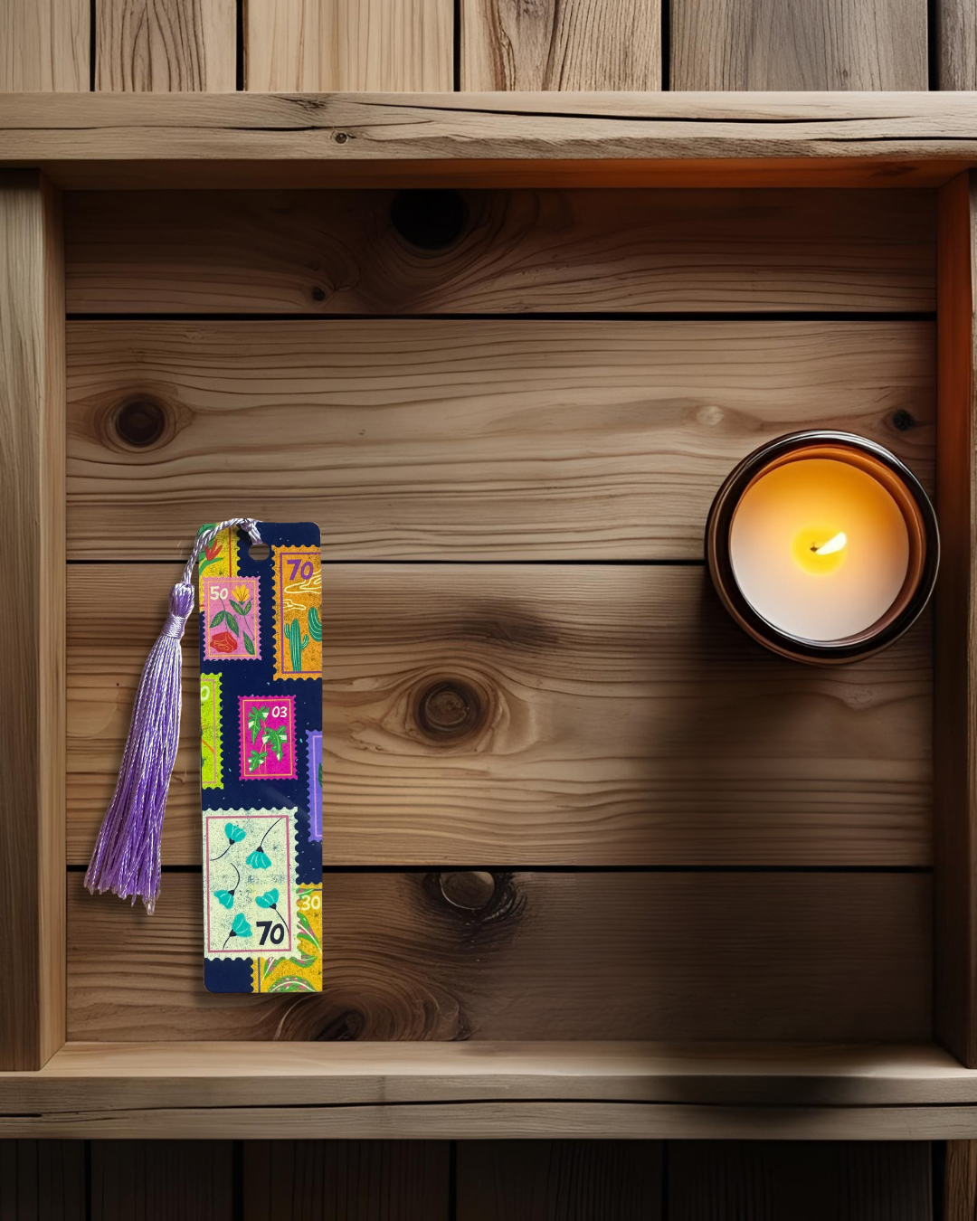 Handmade Metal Bookmark– Sublimated Designs with Optional Charms | Handmade Gifts for Book Lovers & Readers