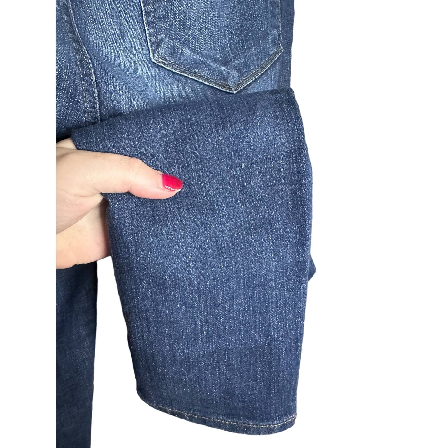 Paige Peg Skinny Medium Wash Blue Jeans Denim Size 25